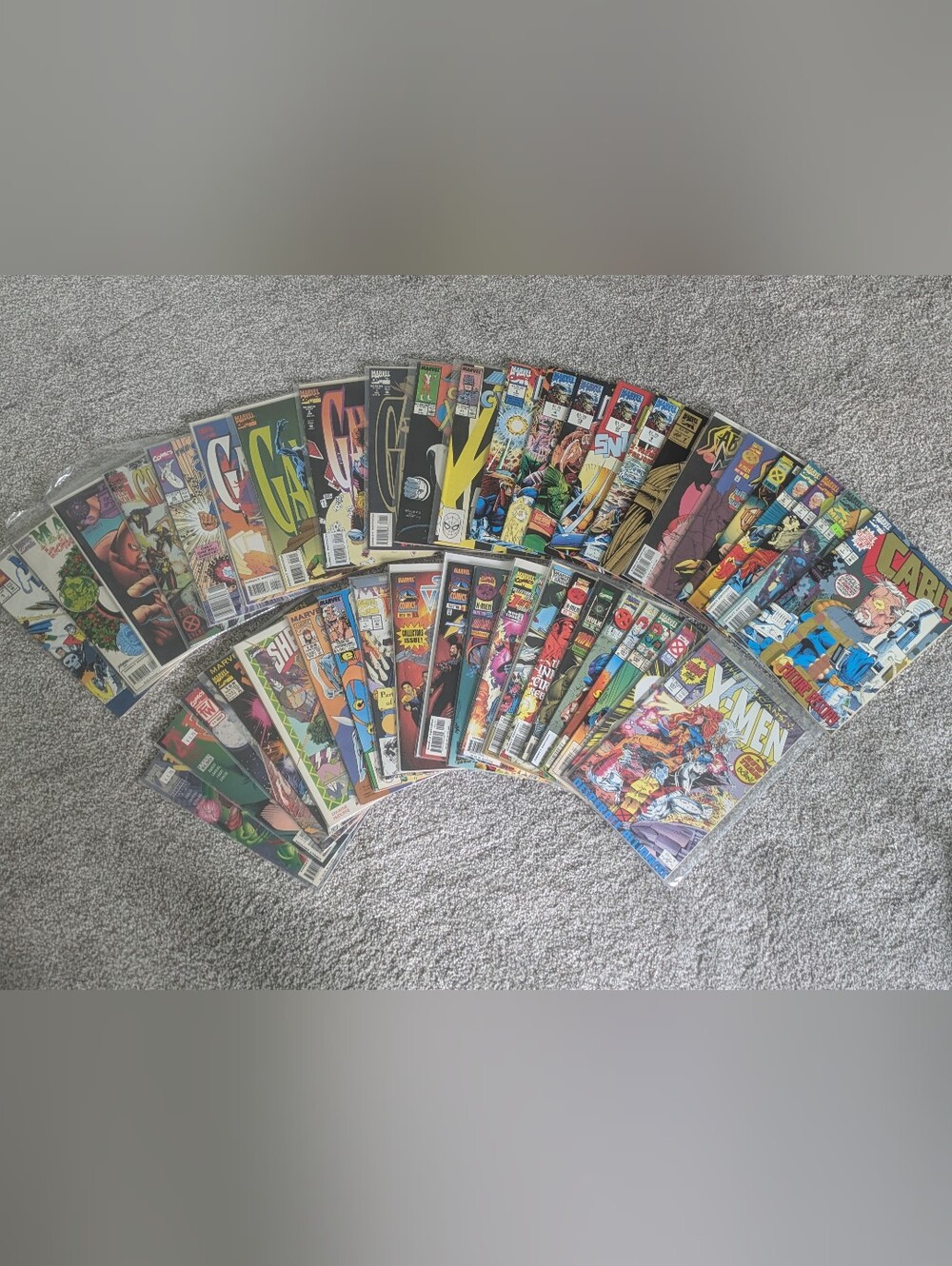 HUGE Marvel Comics Lot (47) No Duplicates X-Men Gambit Cable Sabretooth She Hulk